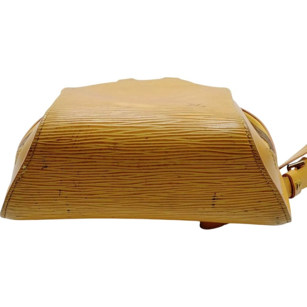 813312BF (L4) Louis Vuitton Backpack Bag Mabillon Yellow Epi Leather - Picture 4 of 9